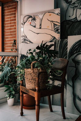 Yana Medow in the Studio: studio view