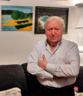 Silvano Crespi in the Studio