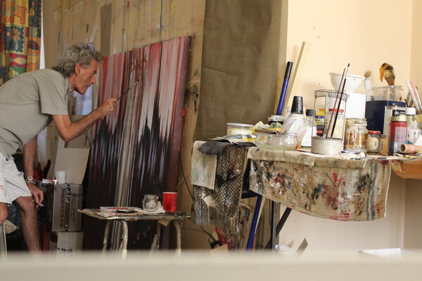 Damian Ebejer in the Studio