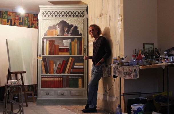 Damian Ebejer in the Studio