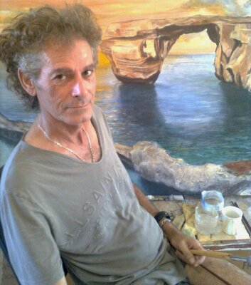 Damian Ebejer in the Studio