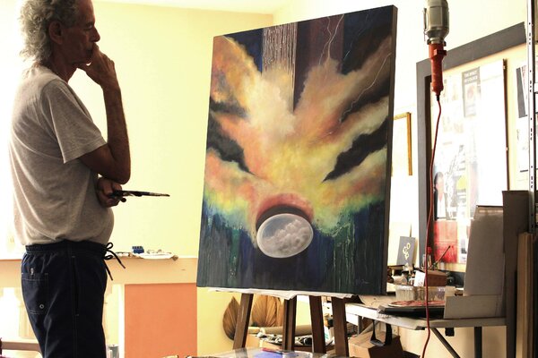 Damian Ebejer in the Studio