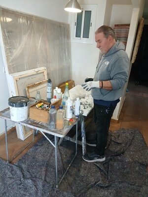 Paulí Josa Fenés in the Studio