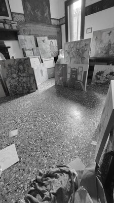 Chiara Silvano in the Studio: Il mio studio a Venezia