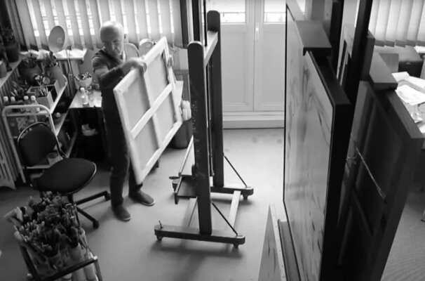 Gérard Daran in the Studio: Daran dans son atelier