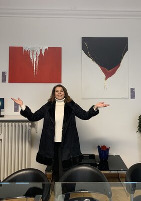 Patrizia Cognetti in the Studio