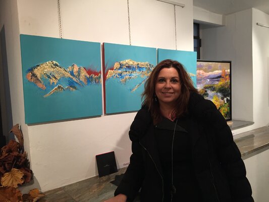 Patrizia Cognetti in the Studio