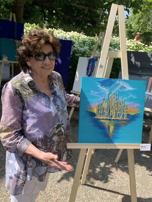 Patrizia Cognetti in the Studio