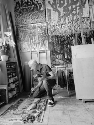 Rafael de Tours - Bichon in the Studio: Travail  en cours: Phenix renaissant sur la route de Compostelle
