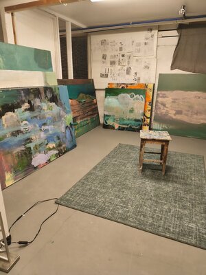 Joackim Schou Dahle in the Studio