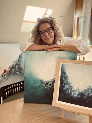 Rosario Rebato in the Studio