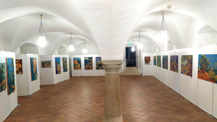 Florian Weiss in the Studio: Burgmuseum Parsberg Säulensaal