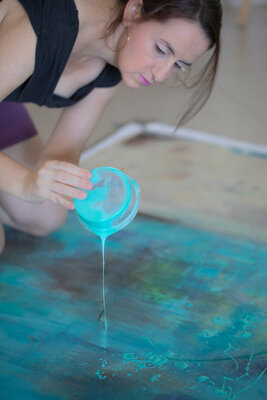 Ellie Lasthiotaki in the Studio