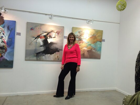 Mariana Pereira in the Studio: Exposición Pilar , Argentina