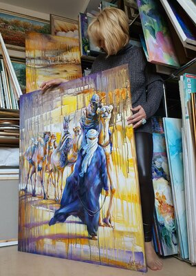 Viktoria Lapteva in the Studio