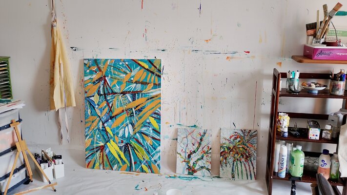 Francesca Tesoriere in the Studio: Last finished ones