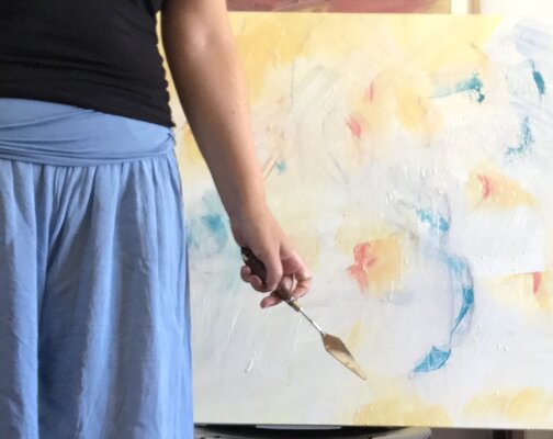 Francesca Tesoriere in the Studio: wip - in progress