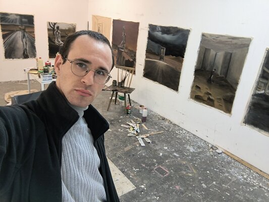 Nico Birk in the Studio