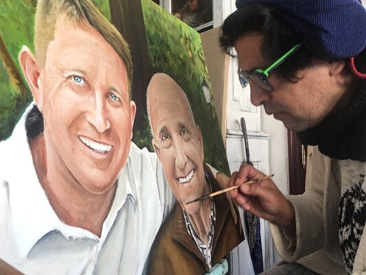 Nicolás Urquiza in the Studio