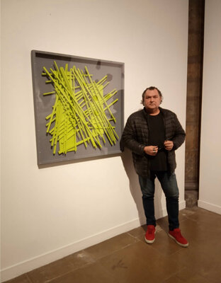 José María LISÓN in the Studio: Sala columnas ALMUDI. 2023