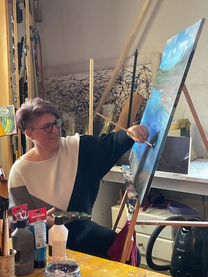 Eliane Hofer in the Studio