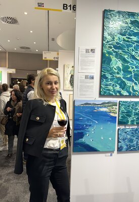 Ulyana Korol in the Studio: Participating in the Artist 360 Art Fair, Madrid 2025