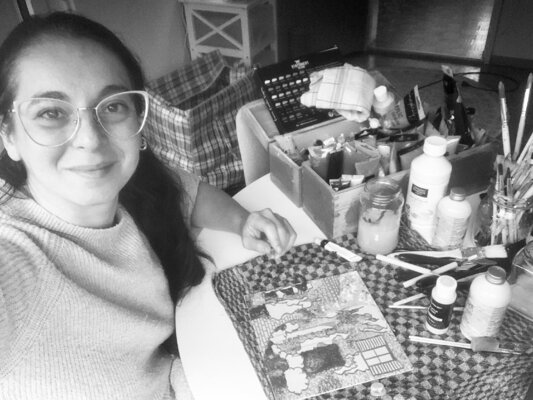 Valeria Pianese in the Studio: Momento Creativo