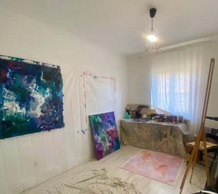 Madalena Moncóvio in the Studio: My studio — a place of pause, emotion, and movement, where each work takes shape in its own time