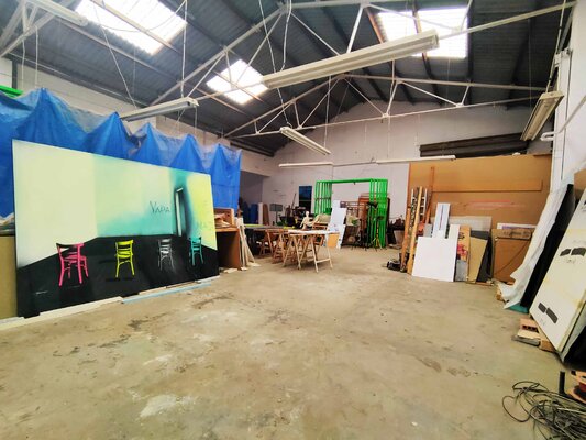 Carolina Ferrer Juan in the Studio: Obra reciente en estudio