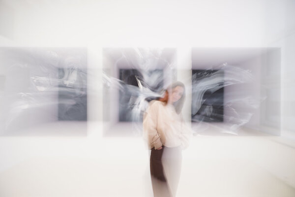 Ewa Żuchnik in the Studio