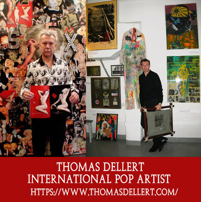 Thomas Dellert in the Studio: The satirical pop artist  who has been the official  artist for Absolut Vodka and Mercedes Benz and exhibited all over Europe and the USA