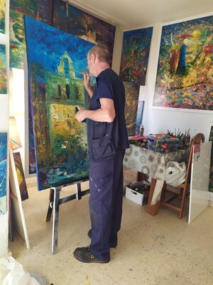 Miroslav Spadrna in the Studio