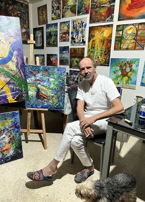Miroslav Spadrna in the Studio