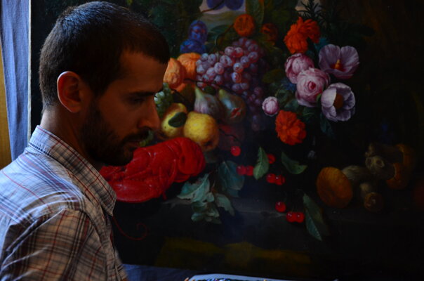 Revaz Tcheishvili in the Studio