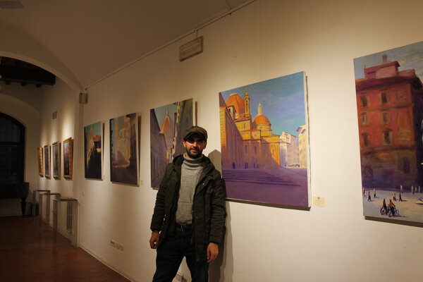 Revaz Tcheishvili in the Studio
