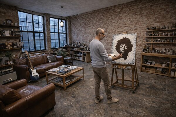 Fabio Guzzano in the Studio: Jimi in Studio making of2