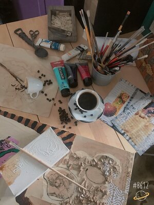 Seema Alabdulhai in the Studio