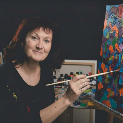 Martina Kunze in the Studio