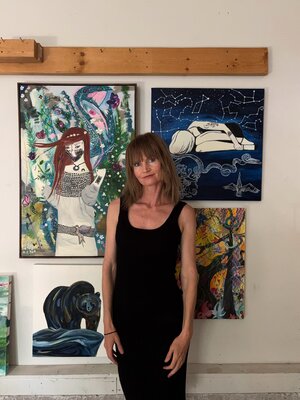 Brooke Meadows in the Studio: Studio - other wall