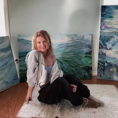 Brooke Meadows in the Studio