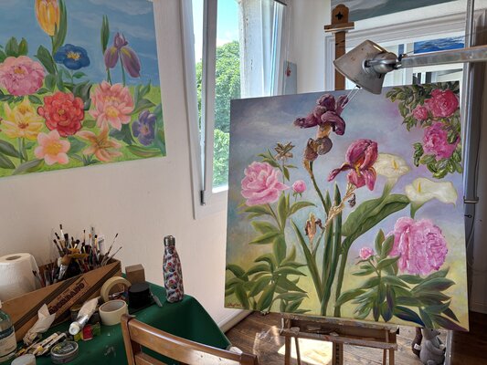 Luisa Cappellari in the Studio: Lavoro finito!