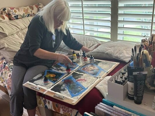 Patti Bailey in the Studio