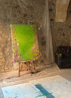 Julia Johannvordersielhorst in the Studio
