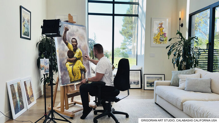 Vahe Grigorian in the Studio
