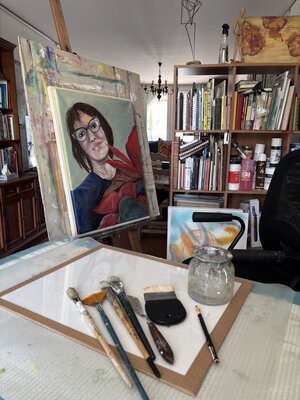 Anna Antonini in the Studio: My Studio