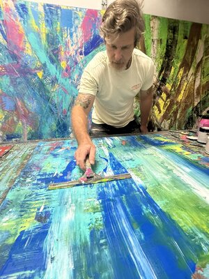 GORAZD BRAČUN in the Studio