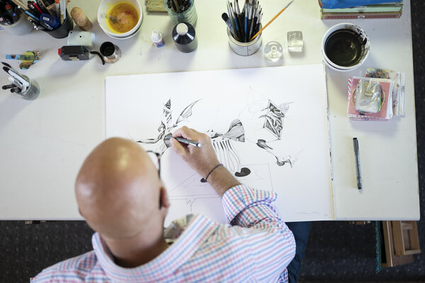 Daniel PIRROTTA in the Studio: La passion du dessin, toujours !