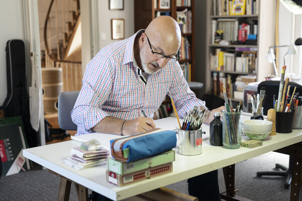 Daniel PIRROTTA in the Studio: A l'atelier de dessin...