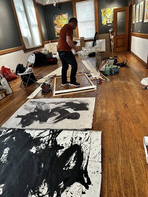 Ilan Gonopolsky in the Studio