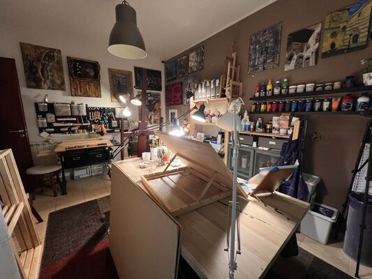 Daniela Cipitì in the Studio: ATELIER CIPITI'